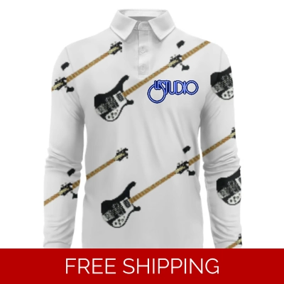 Le Studio Rickenbacker Custom 3D Long-Sleeved Polo Shirt
